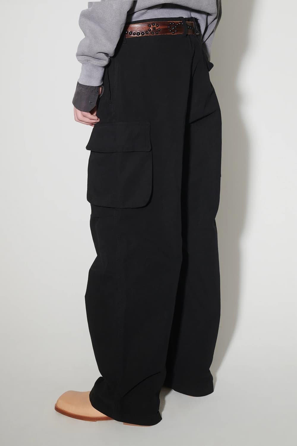 아워레가시 마운트 카고 팬츠 블랙 캔버스 48사이즈 상품이미지2