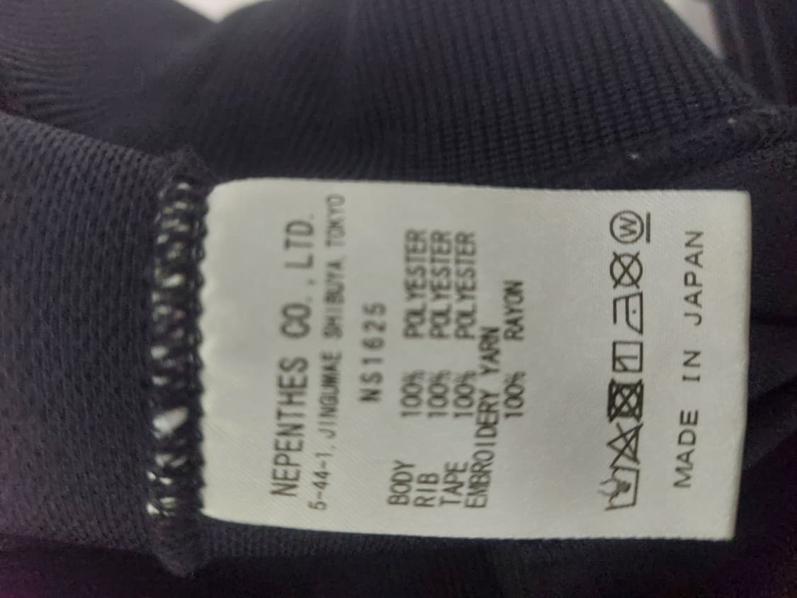 [XL] 니들스 트랙 자켓 폴리 스무스 블랙 화이트 별주  상품이미지5