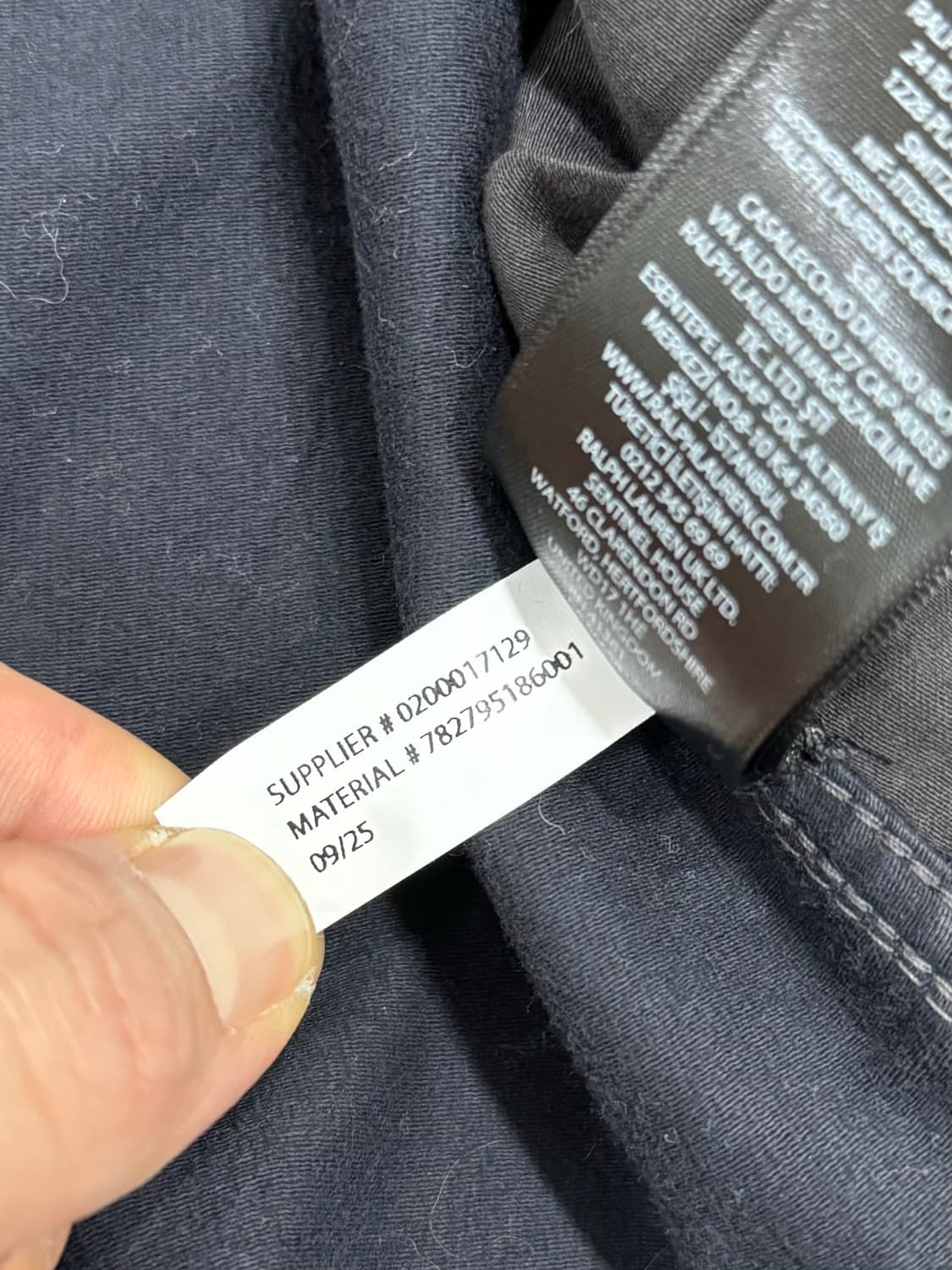 L) RRL 정글클로스 덱자켓 네이비 상품이미지6