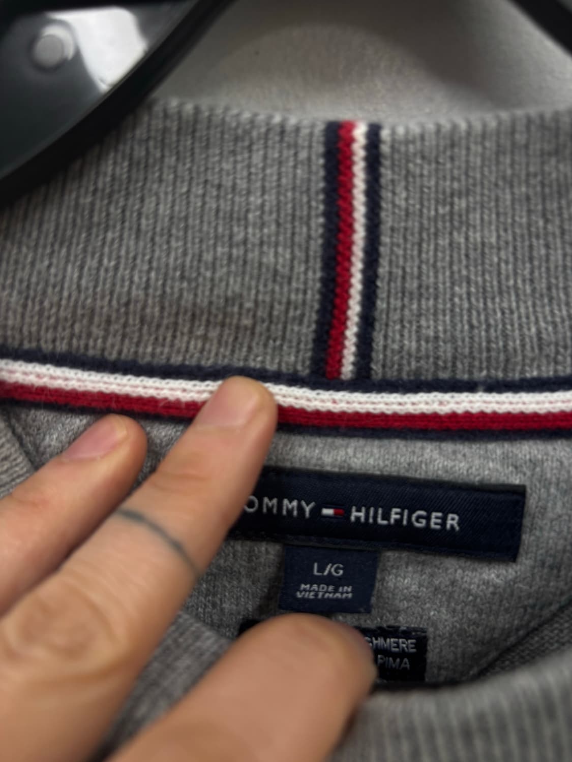 타미힐피거 하이넥 울 니트    상품이미지4