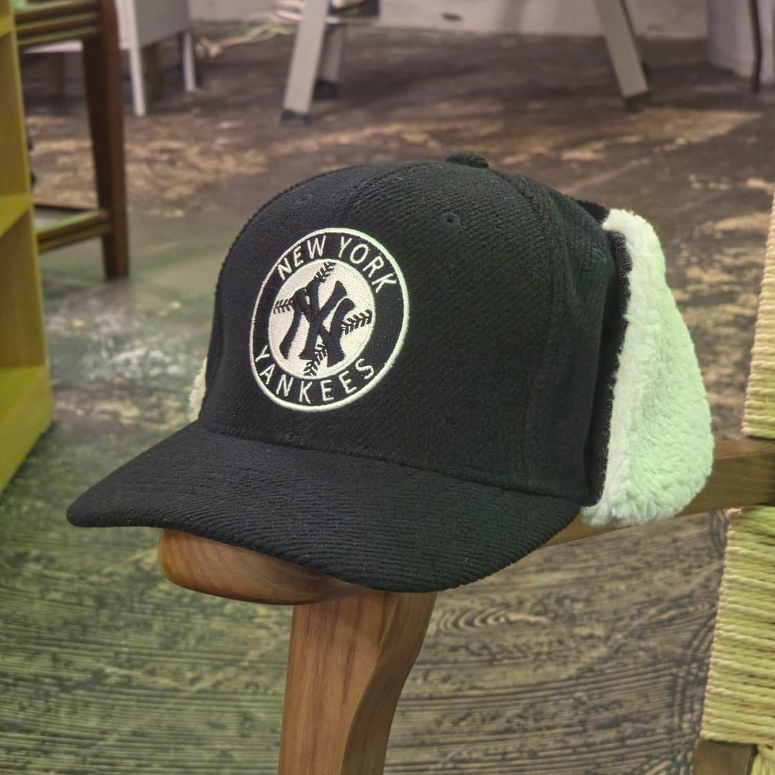 뉴욕 양키스 귀달이 모자 블랙 상품이미지2