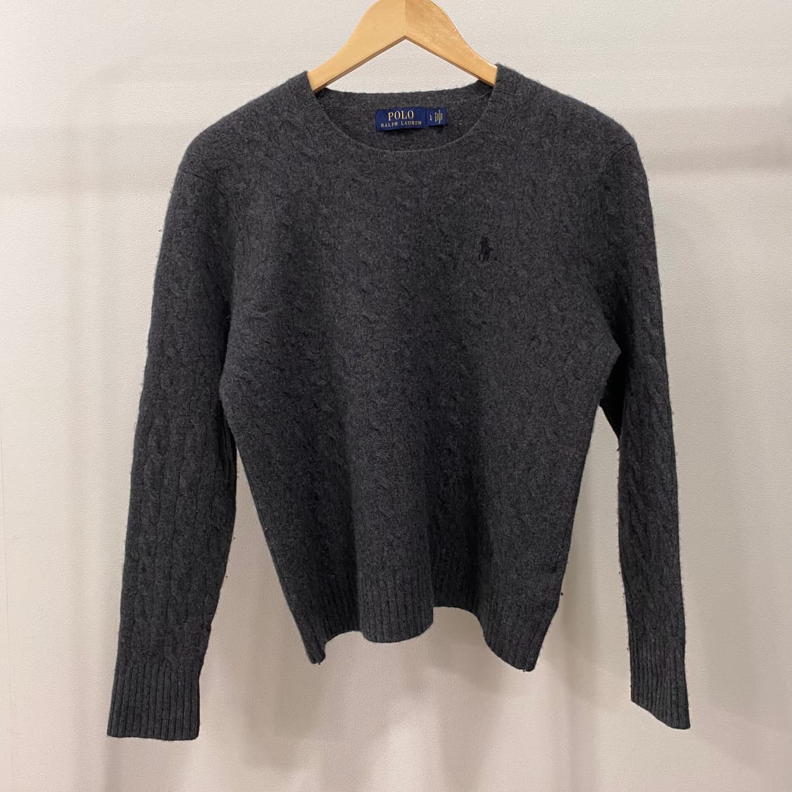폴로 랄프로렌 신형 캐시미어 울 케이블 니트 상품이미지1