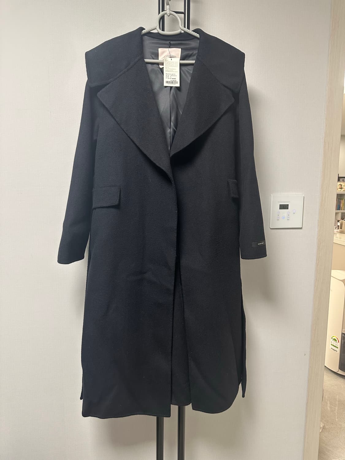 melbon 멜본  핸드메이드  빅카라  코트 -새상품 상품이미지3