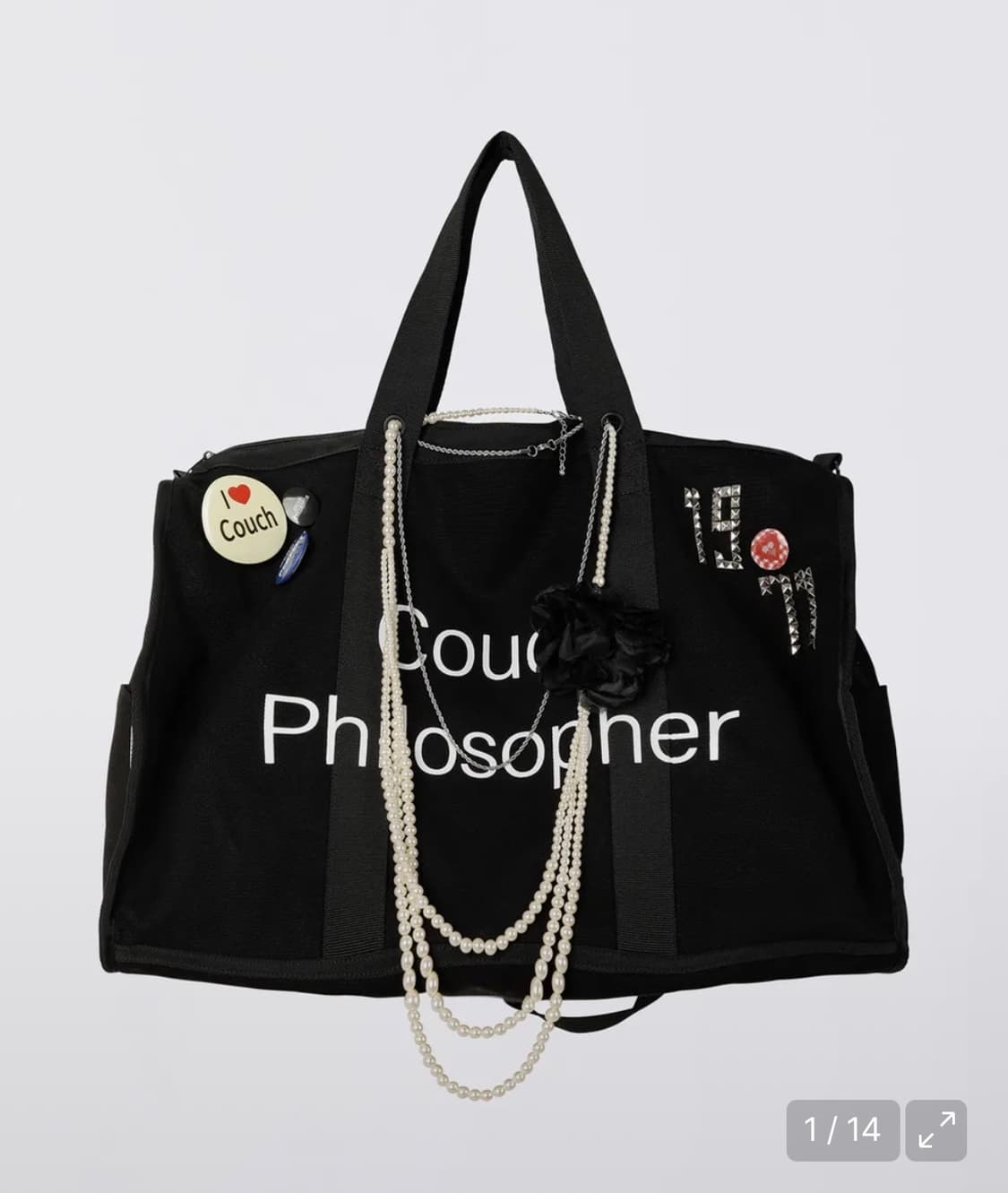 스컬프터 Summer Boston Bag Black 상품이미지1