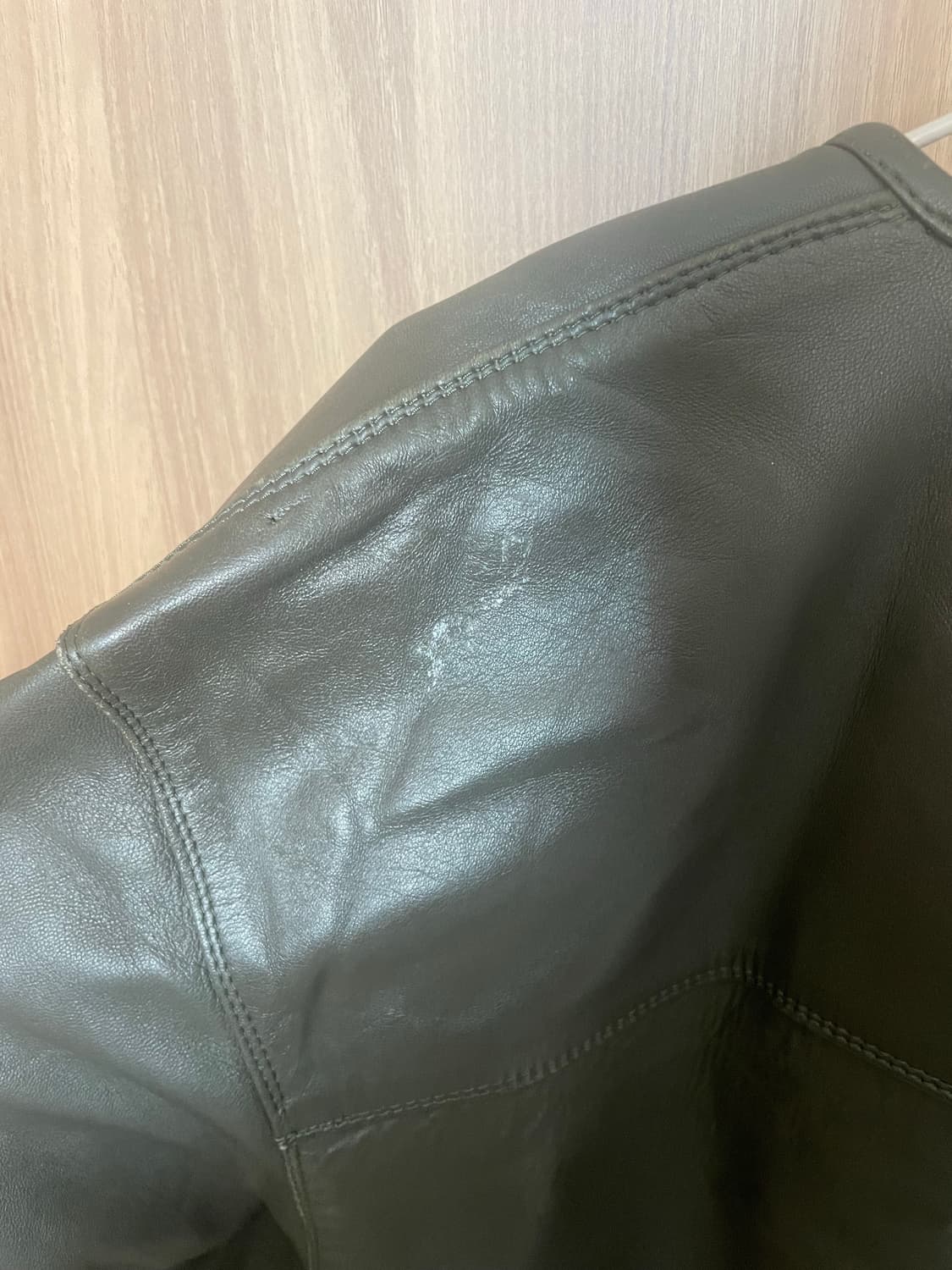 스페인 빈티지 양가죽 코트 (오버핏, M) 상품이미지7