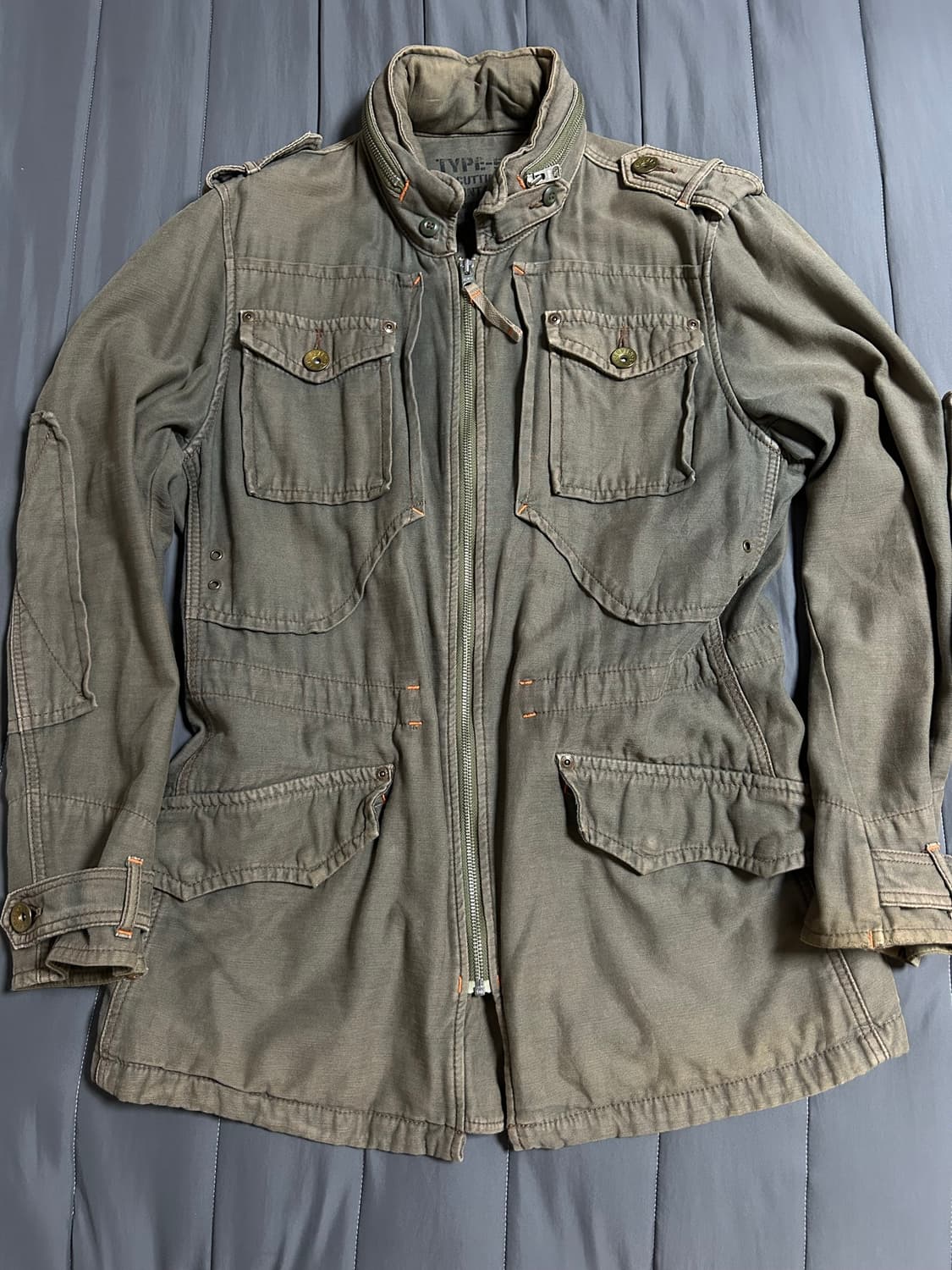 90s~00s 에드윈 m-65 필드자켓 L 상품이미지1