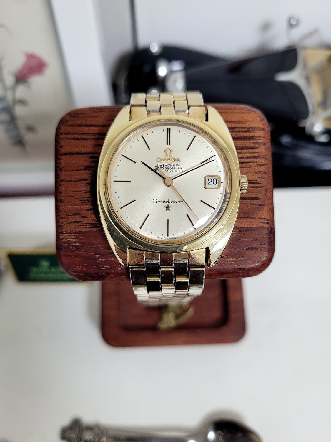 오메가 컨스틸레이션 캡골드 금배꼽 상품이미지2