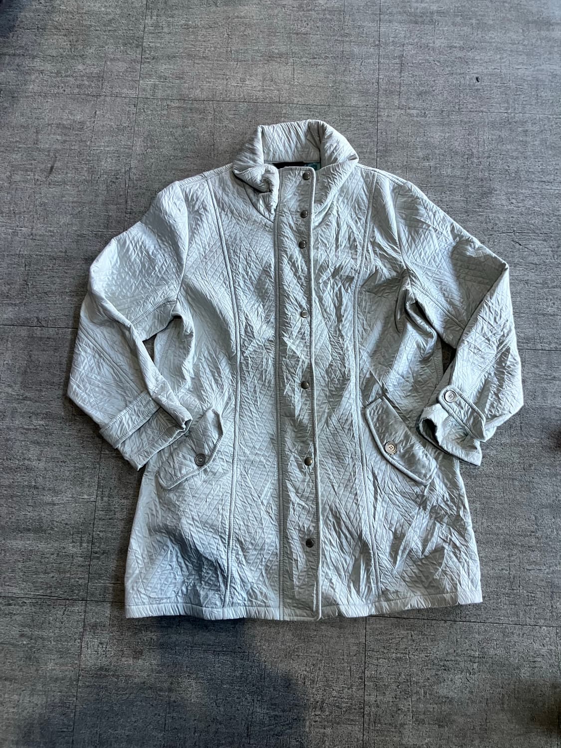 일본빈티지 Orfine 올드스쿨아메카지 퀄팅 사파리자켓 상품이미지1