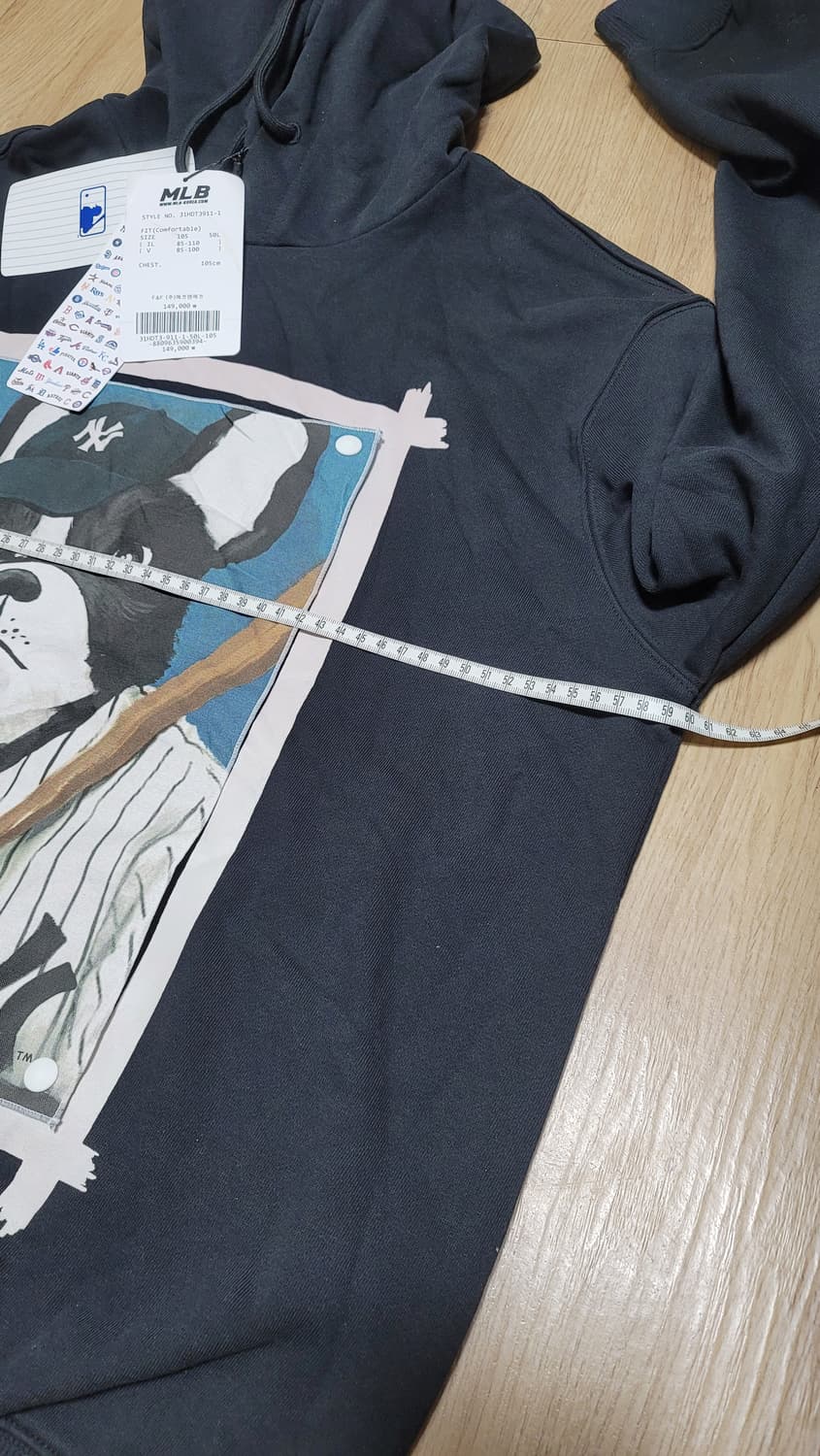 MLB 후드티 105 바크 포스터 NY 보스턴테리어 상품이미지3
