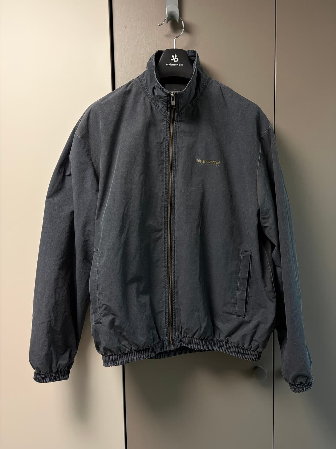디스이즈네버댓 Washed INTL Team Jacket Navy (S) 상품이미지1