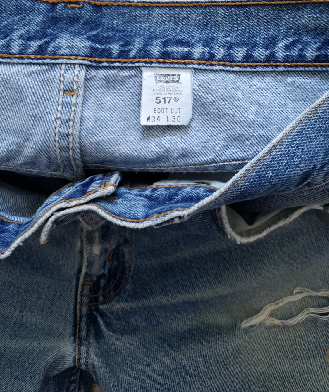 00s Levi's 517 데님팬츠 상품이미지6