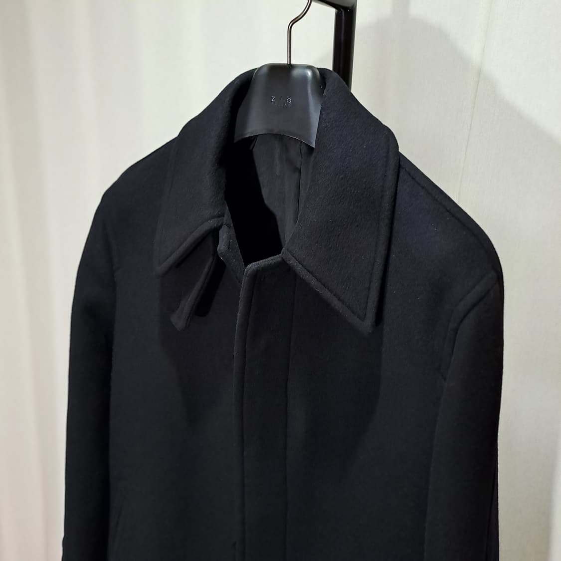 (택포) 쿠어 COOR MTR 발마칸 오버핏 블랙 코트 S B552 상품이미지2