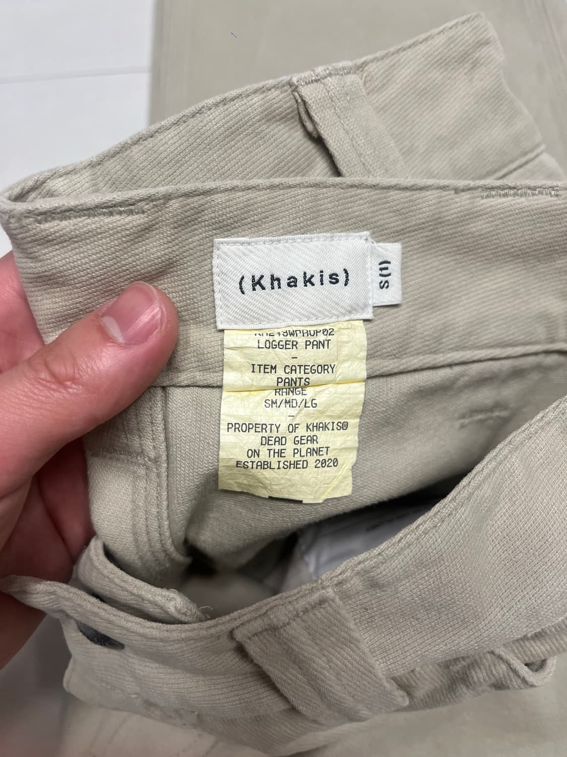 [카키스]Logger Pant Beige_S size 상품이미지9