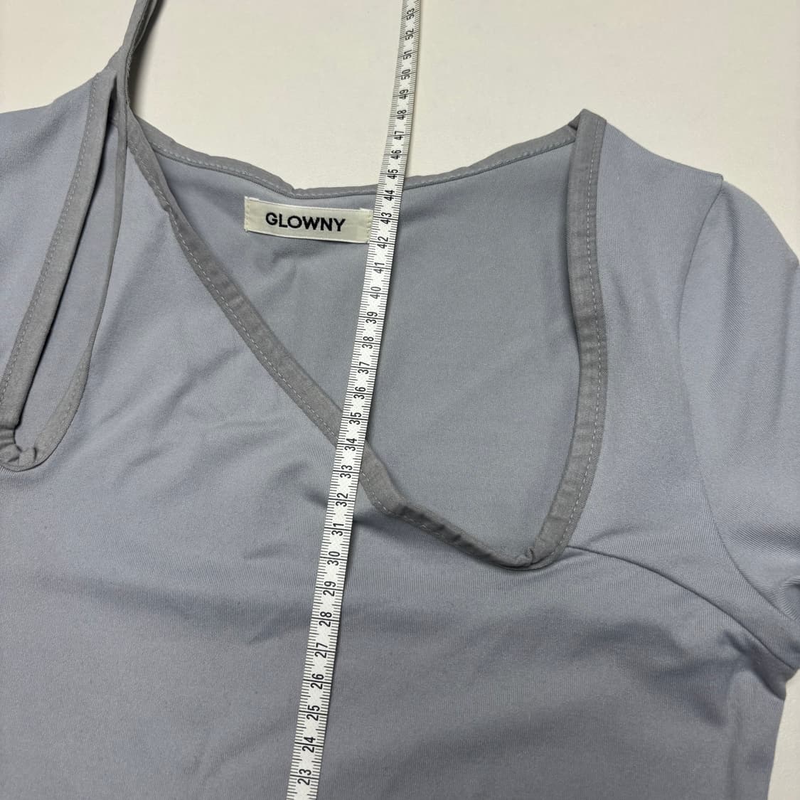 MIA SQUARE NECK LONG SLEEVE (COASTAL GRA 상품이미지7