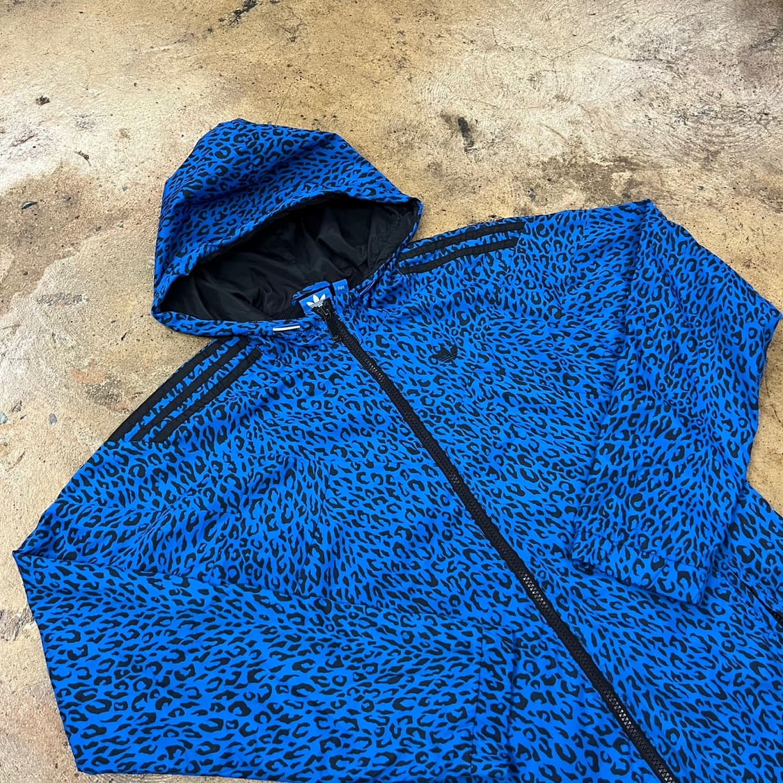 아디다스 블루 레오파드 호피 바람막이 95 상품이미지1
