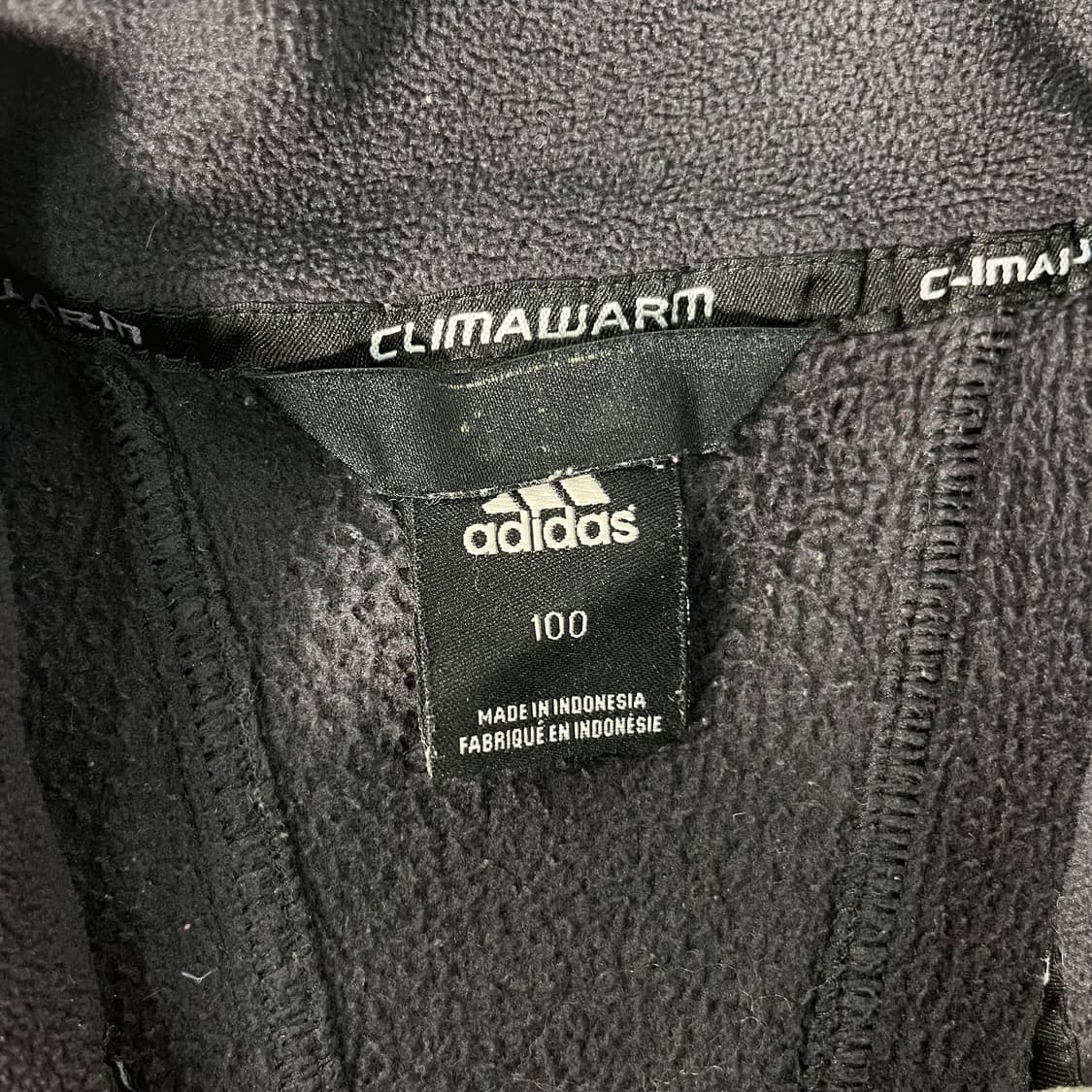100 아디다스 플리스 풀집업 자켓 상품이미지3