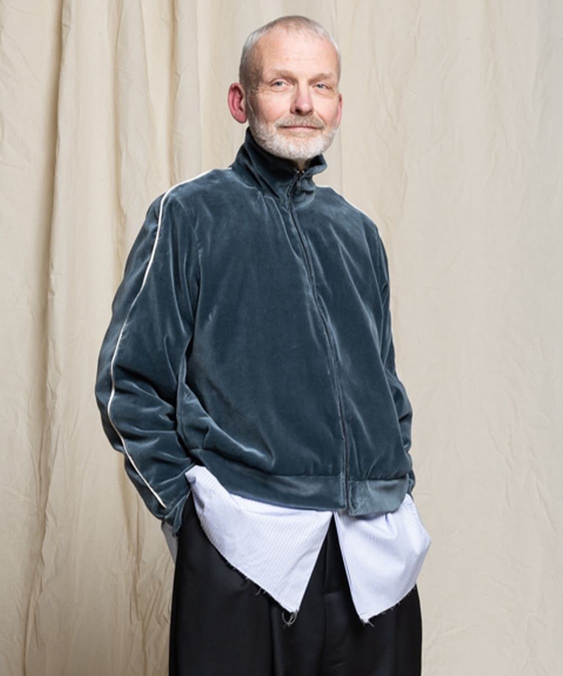 카미엘 포트젠스 파이핑 자켓 s 상품이미지1