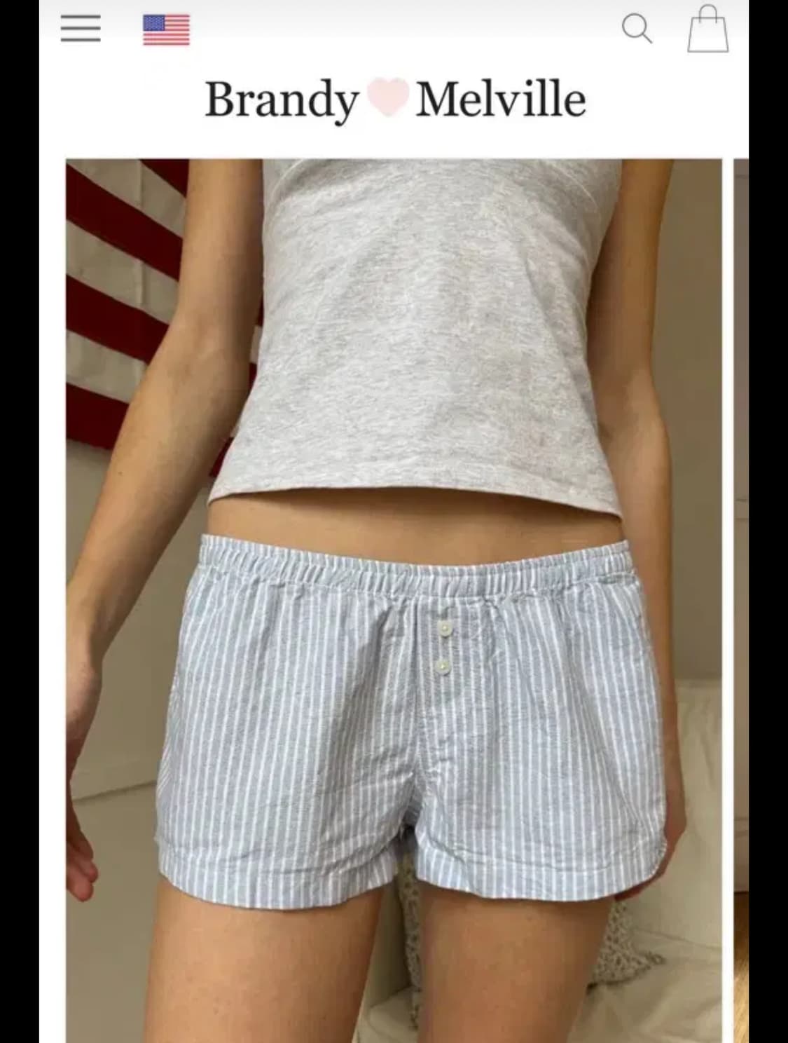 브랜디멜빌 키이라 파자마 숏팬츠 상품이미지1