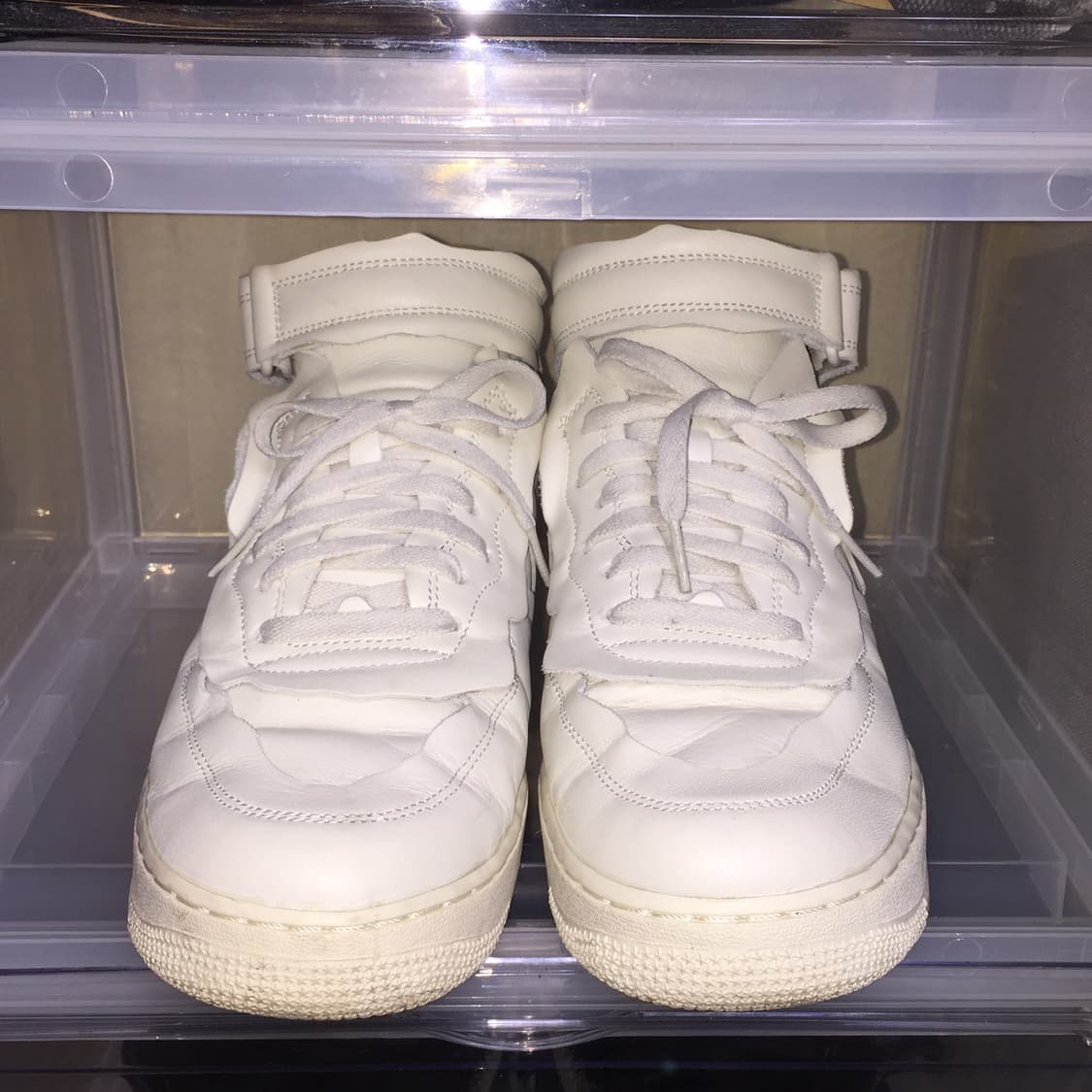 [280] 꼼데가르송 옴므 플러스 나이키 에어포스1 화이트 상품이미지5