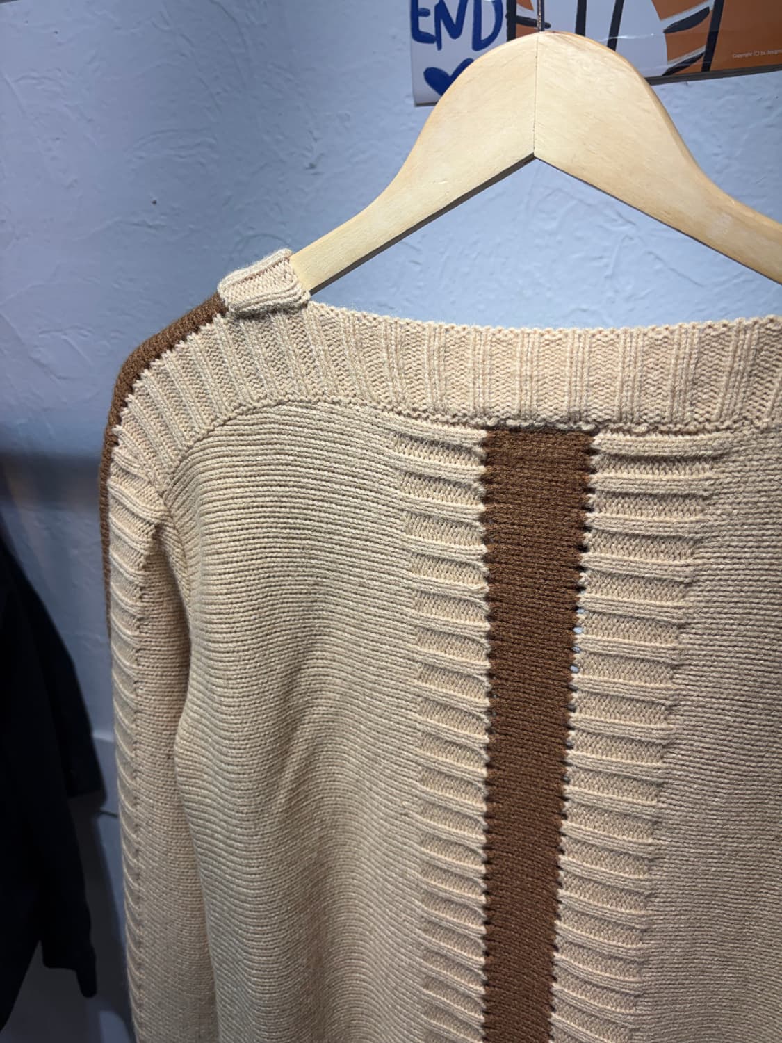 90s Courreges homme 꾸레쥬 옴므 울 니트 상품이미지7