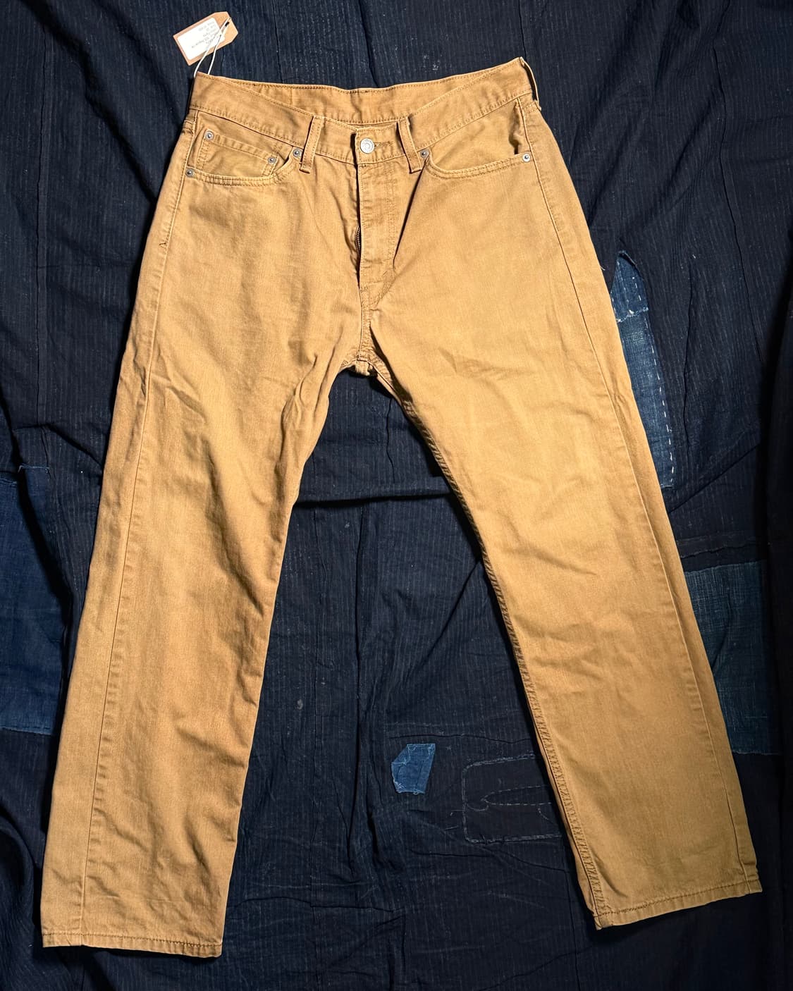 리바이스 505 레귤러 핏 코튼 팬츠 33 상품이미지1