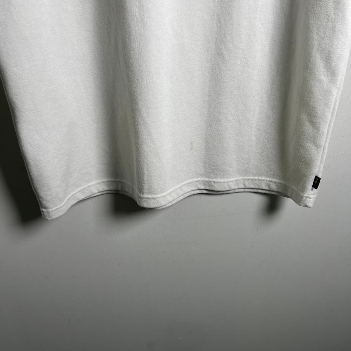 아이앱 스튜디오 화이트 버건디 로고 반팔 티셔츠 L 상품이미지5