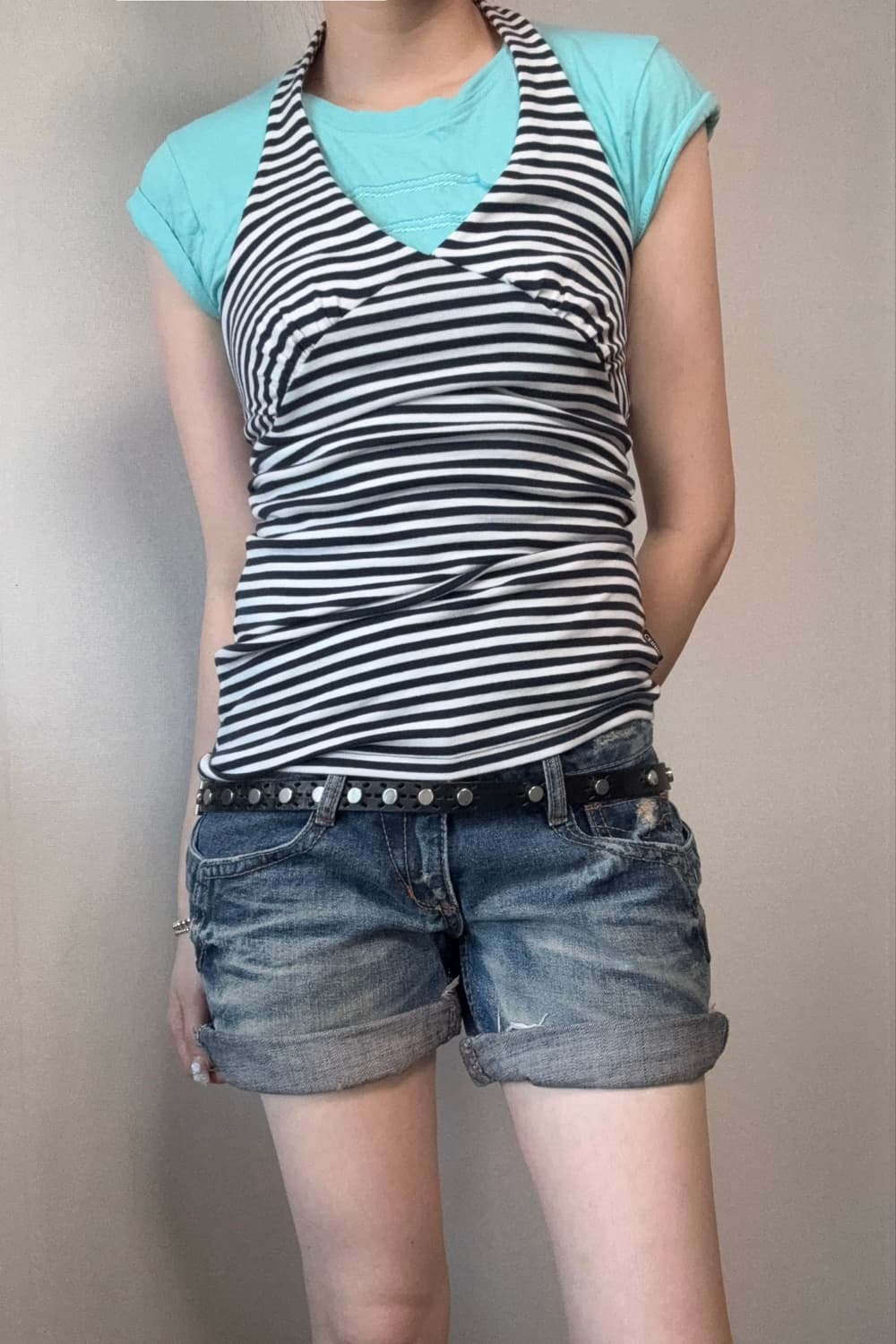Lolita Jeans Distressed Cut-off Denim 상품이미지4
