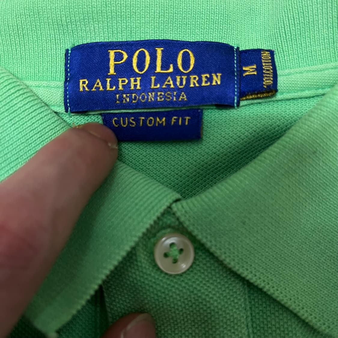 폴로 랄프로렌 빅포니 3 커스텀핏 PK 반팔 카라티 M/95 상품이미지5