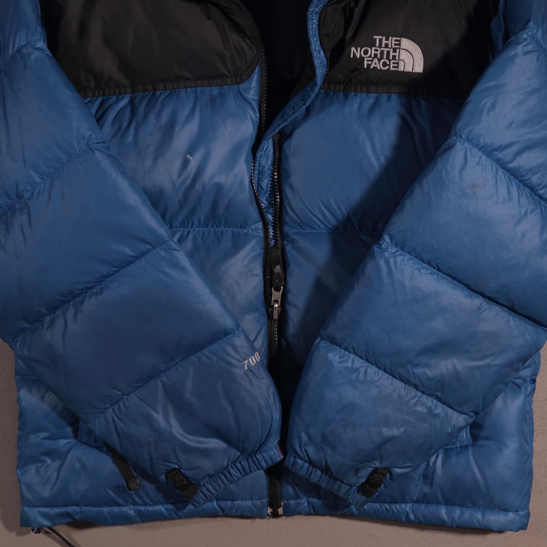 00s 노스페이스 눕시 700 패딩 블루 상품이미지5