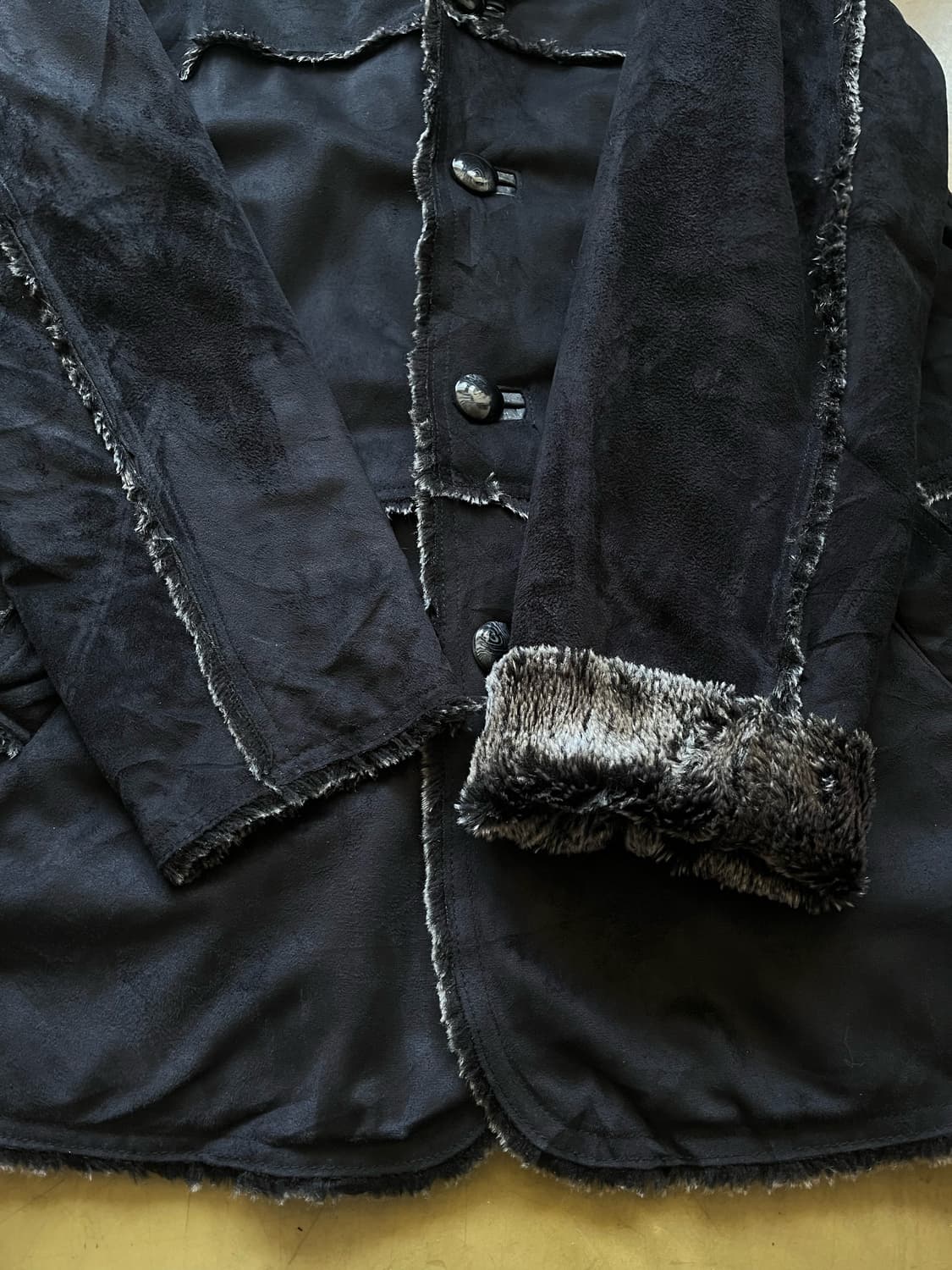 90-00s Never Seen Thing V-Kei Fur Jacket 상품이미지6