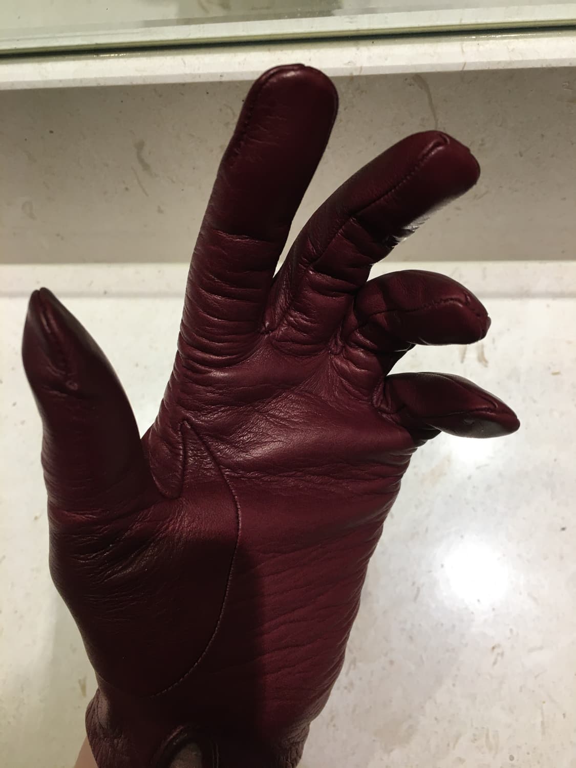 드리스 반 노튼 레더 장갑  상품이미지1