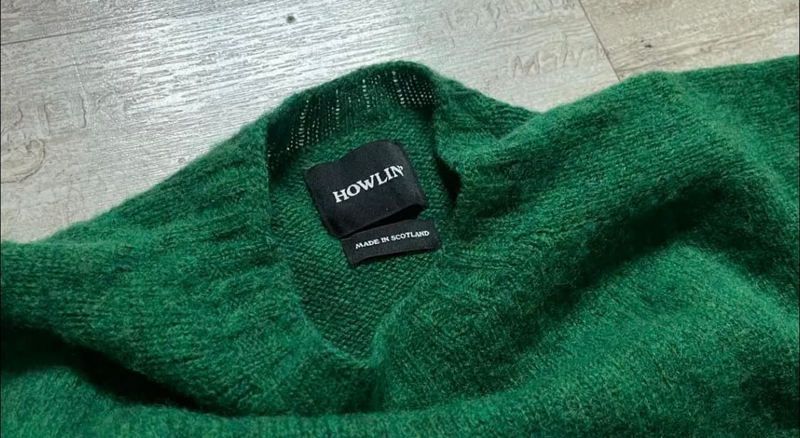 XXL 하울린 쉐기독 니트 초록 상품이미지1