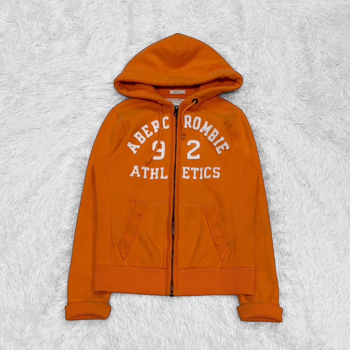 아베크롬비 아치 로고 후드집업 오렌지 상품이미지2