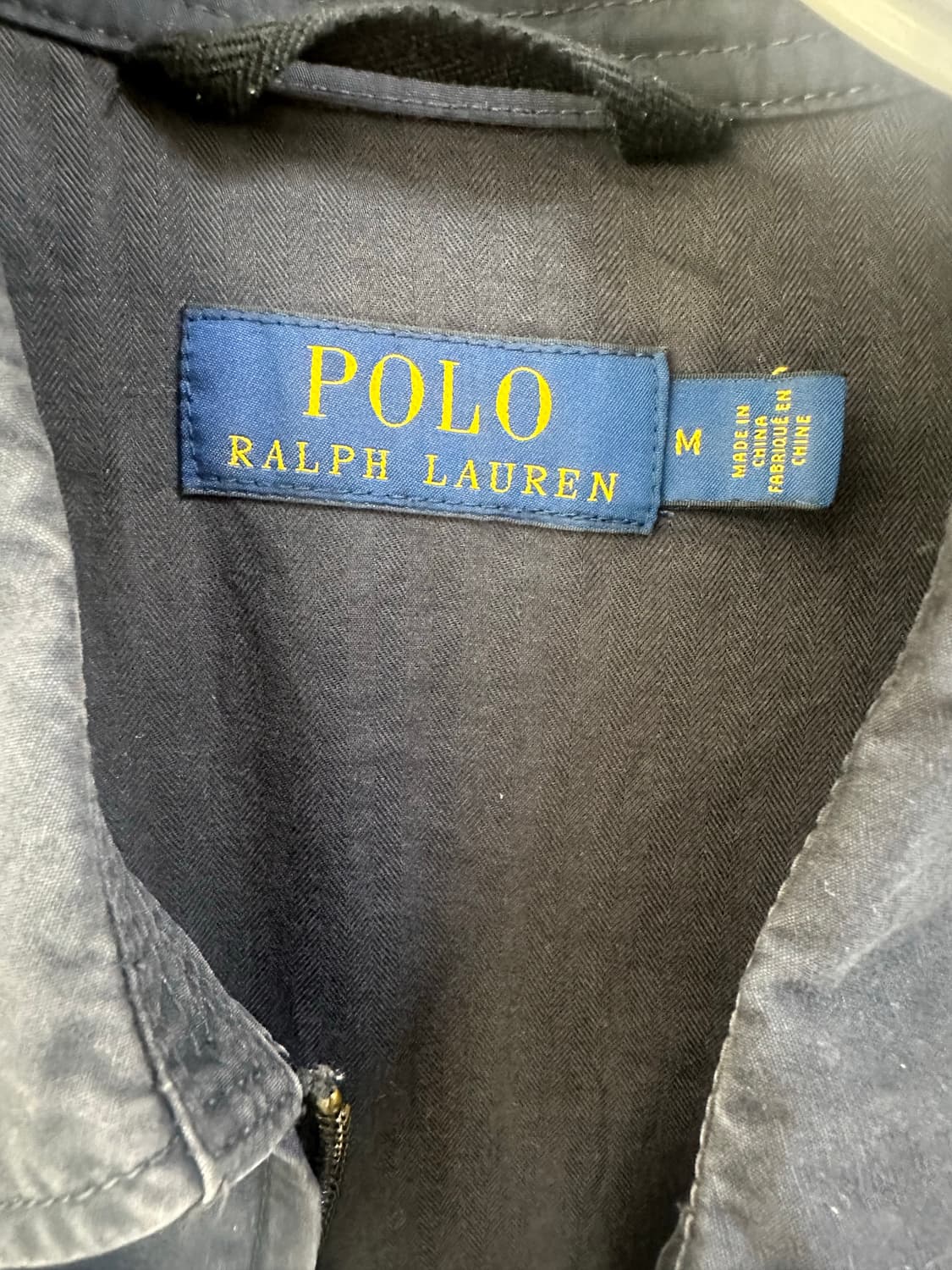 Polo 폴로 랄프로렌 네이비 코튼 헤링턴 자켓 상품이미지3