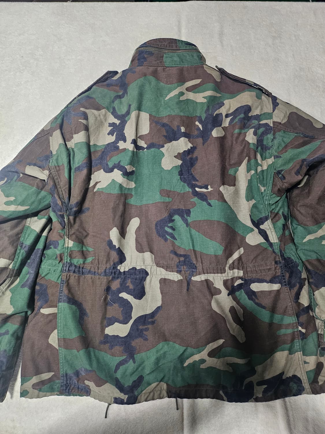 80s 미군오리지날 우드랜드 M65 필드자켓 셋 황동지퍼XL 상품이미지8