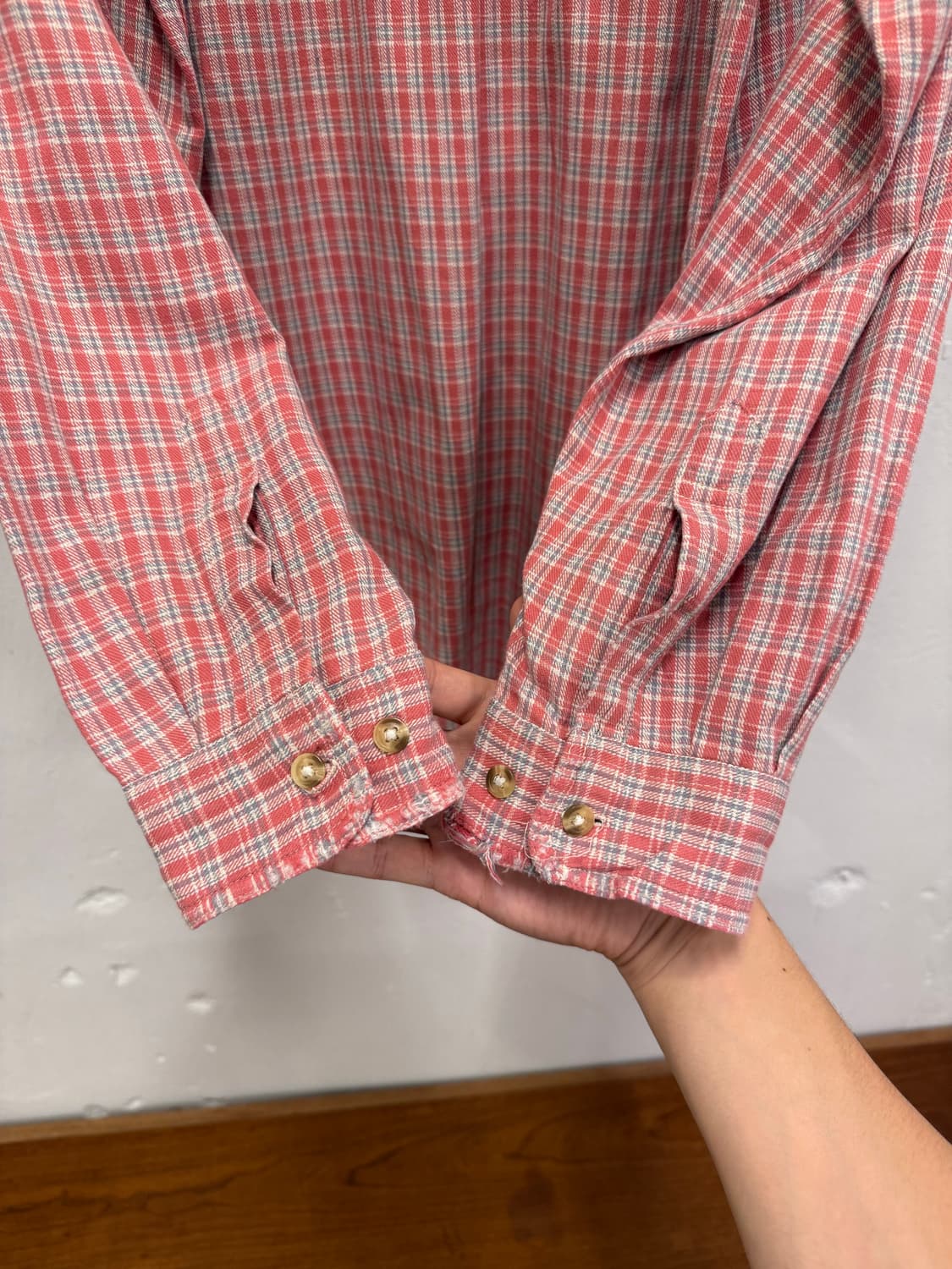 빈티지 펩시 콜라 체크 포켓 셔츠 상품이미지7