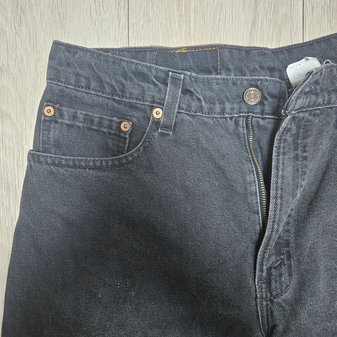 90s 리바이스 567 흑청 레드탭 상품이미지2