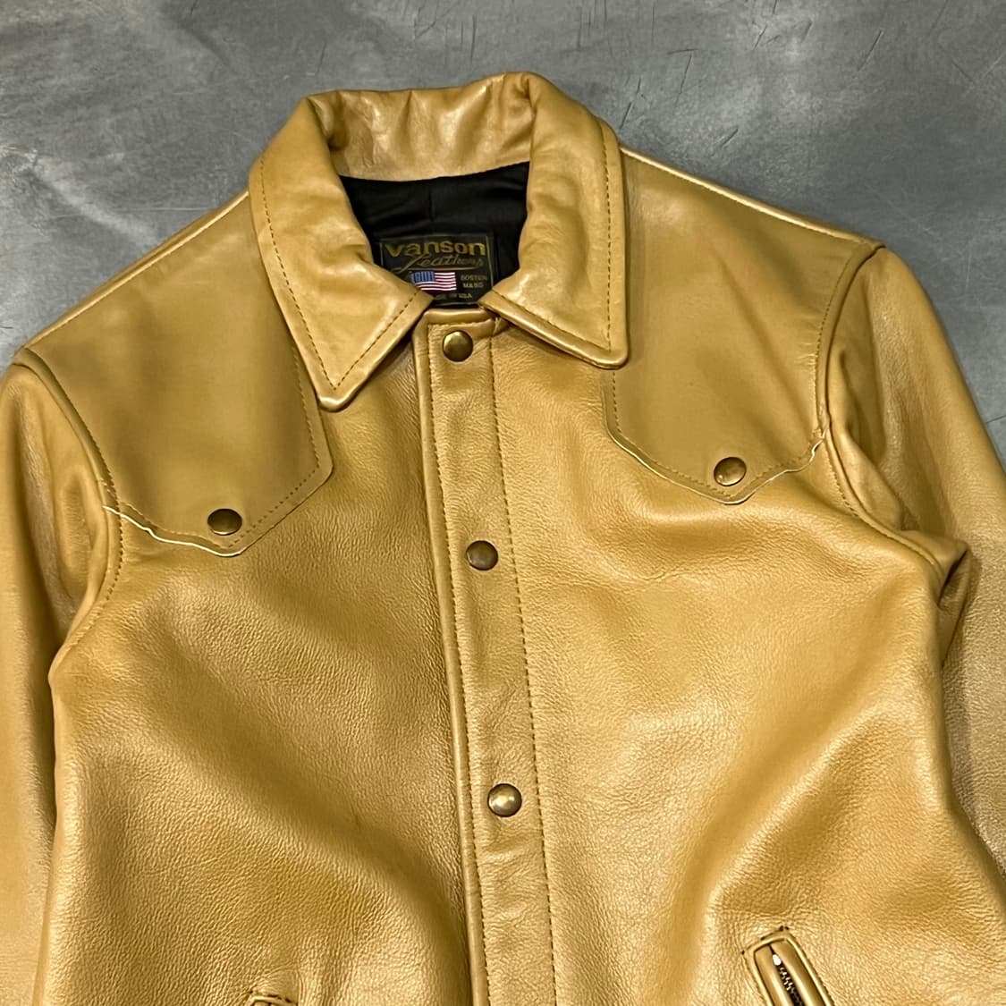  벤슨 레더 웨스턴 레더 자켓 y14586 상품이미지3