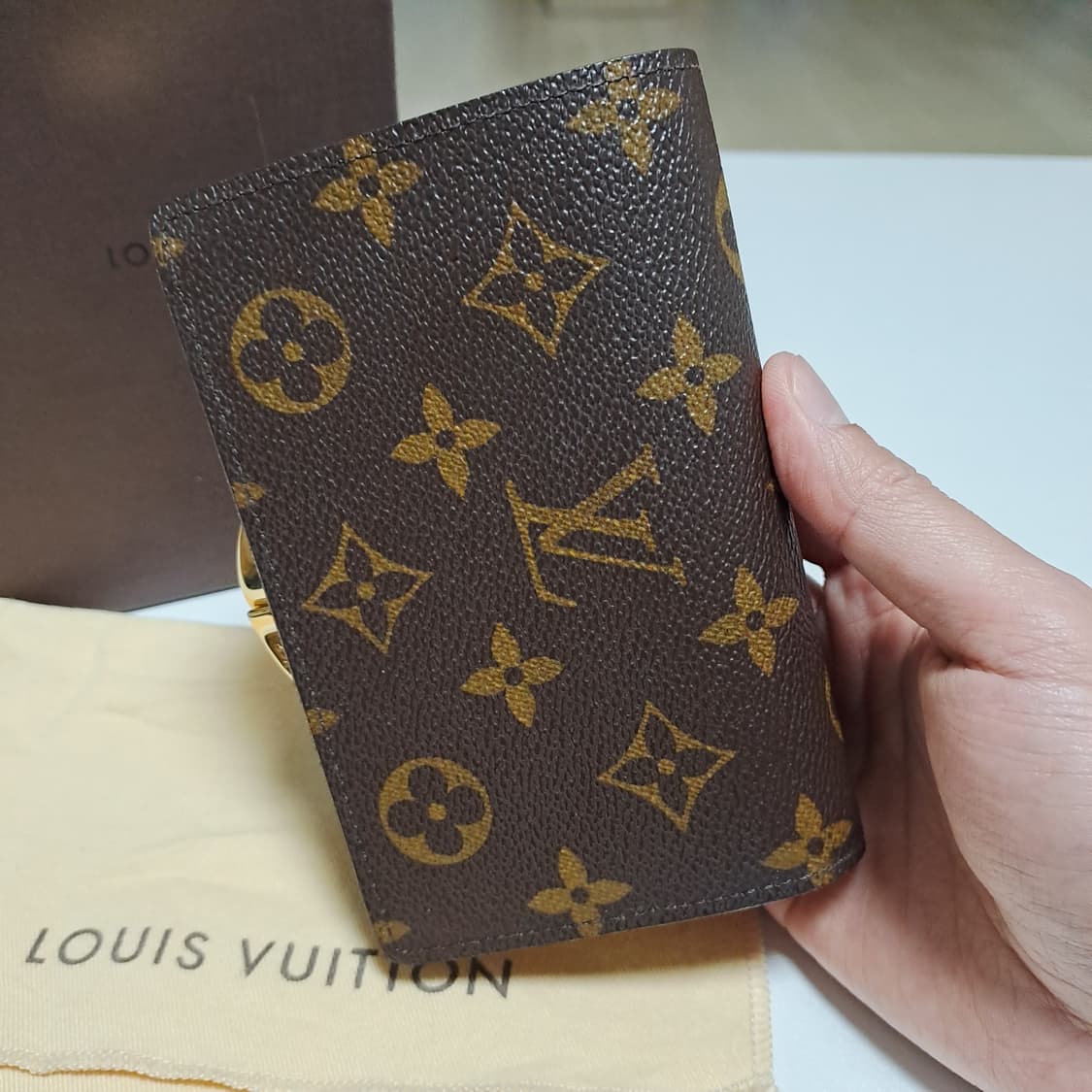 [100%/정품] 루이비통 모노그램 프렌치 퍼스 중지갑, 루이비통지갑 상품이미지2