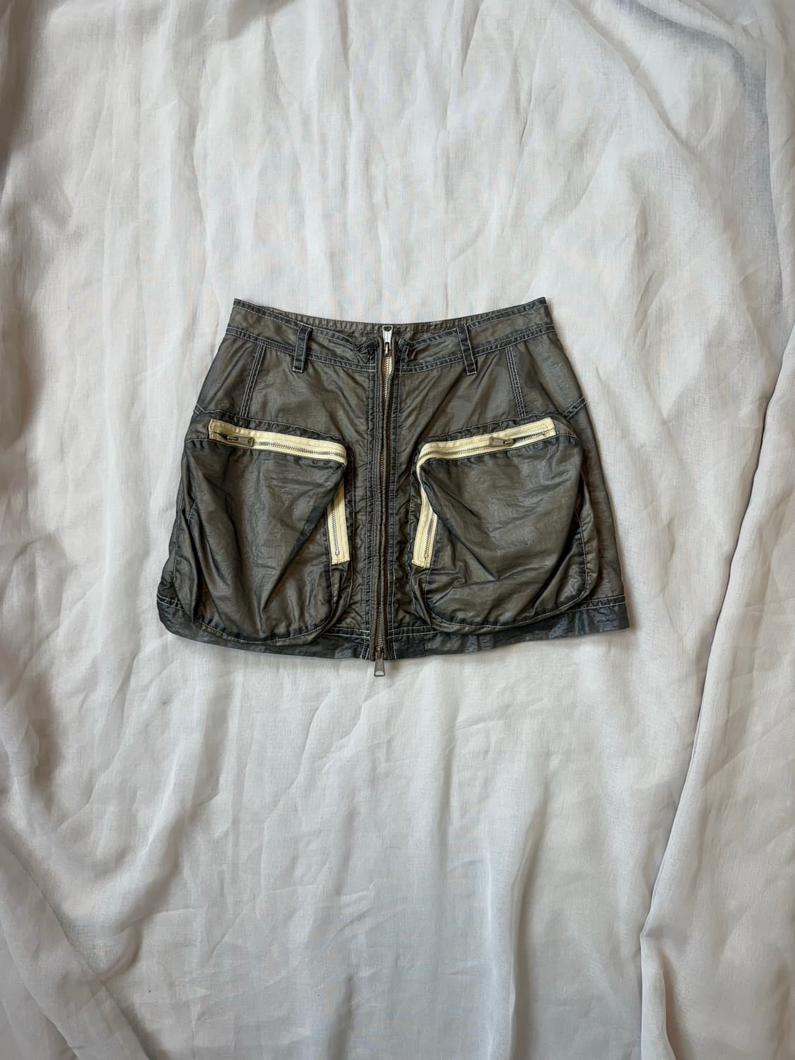 디젤 페디드 숏스커트 상품이미지5