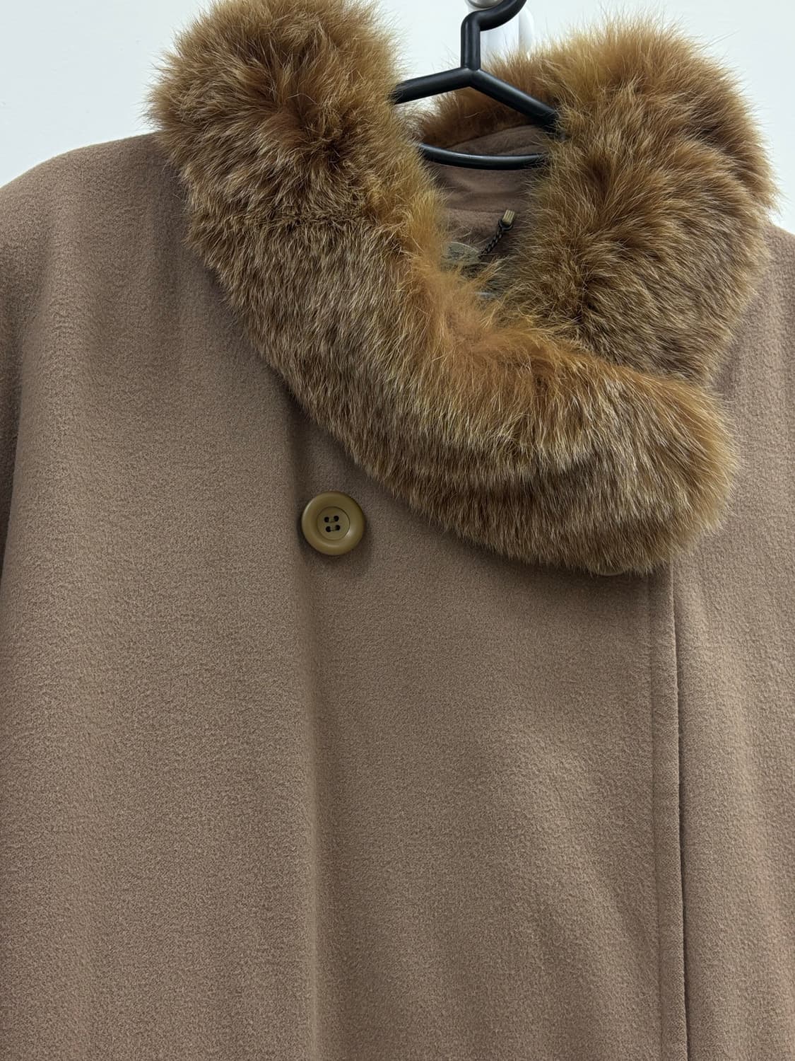 빈티지 브라운 더블 울 코트 상품이미지6