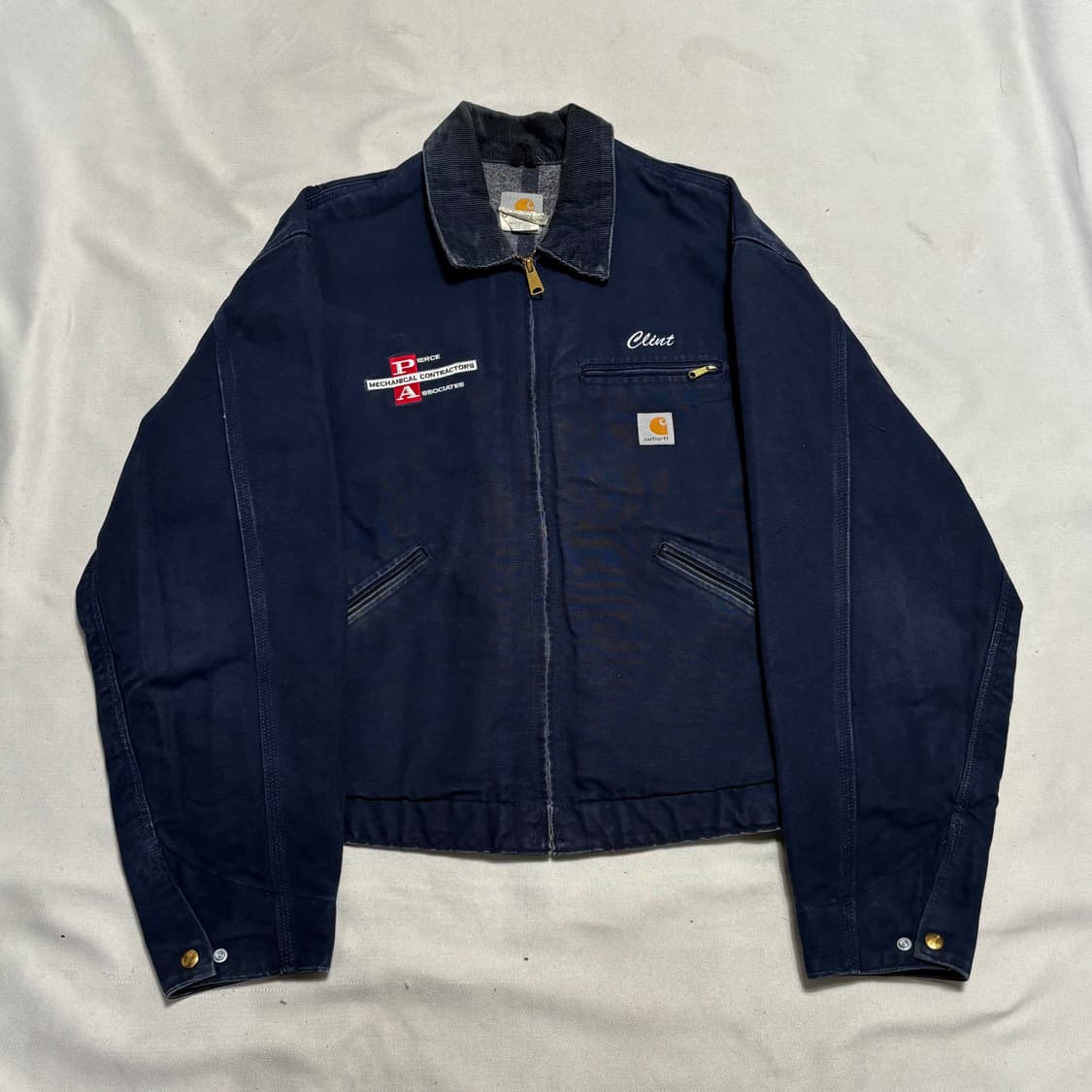 48 칼하트 j01 네이비 디트로이트 자켓 상품이미지2