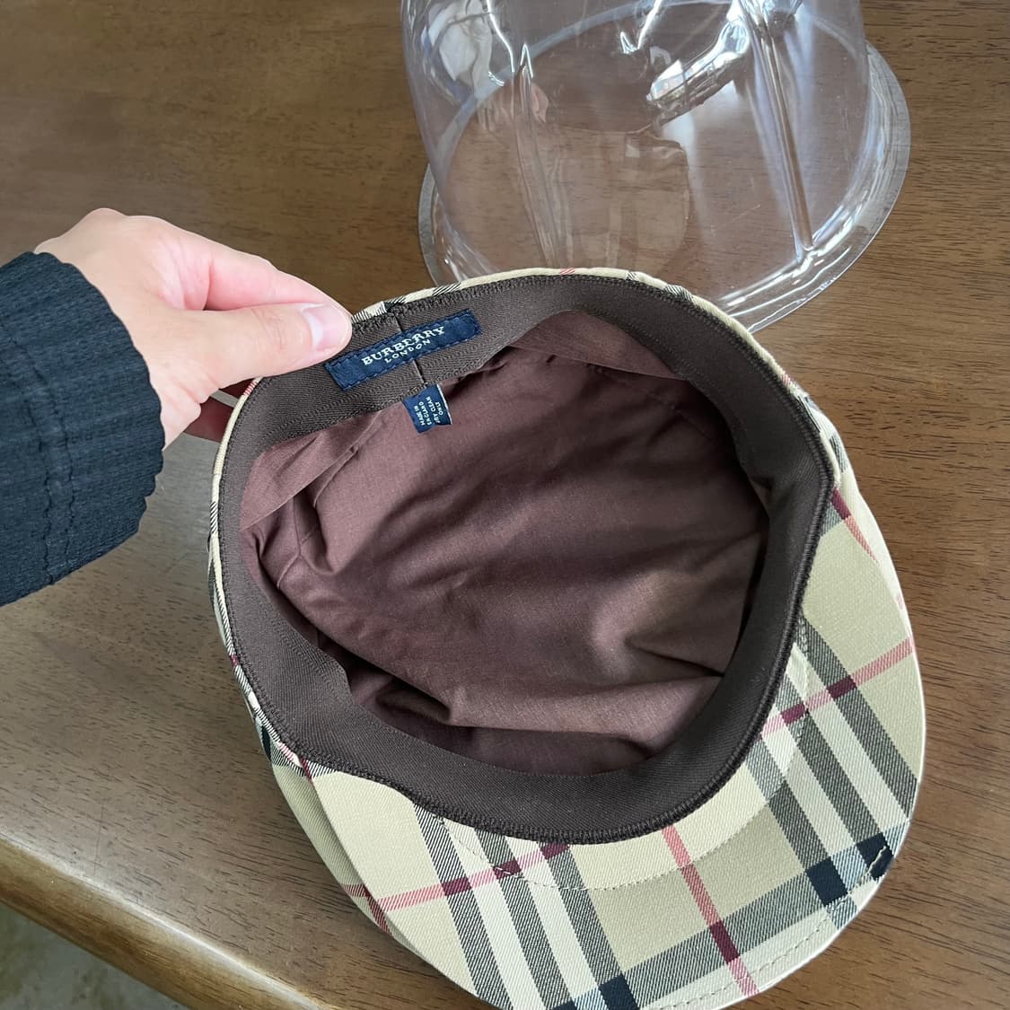 버버리 우먼 노바체크 헌팅캡 상품이미지4