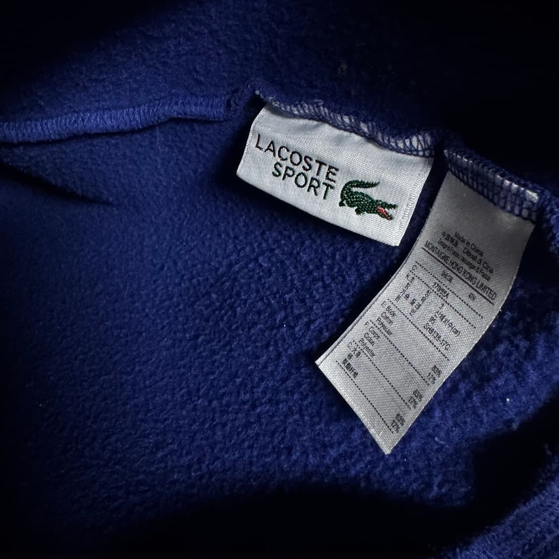 라코스테 빅로고 코튼 집업 상품이미지5
