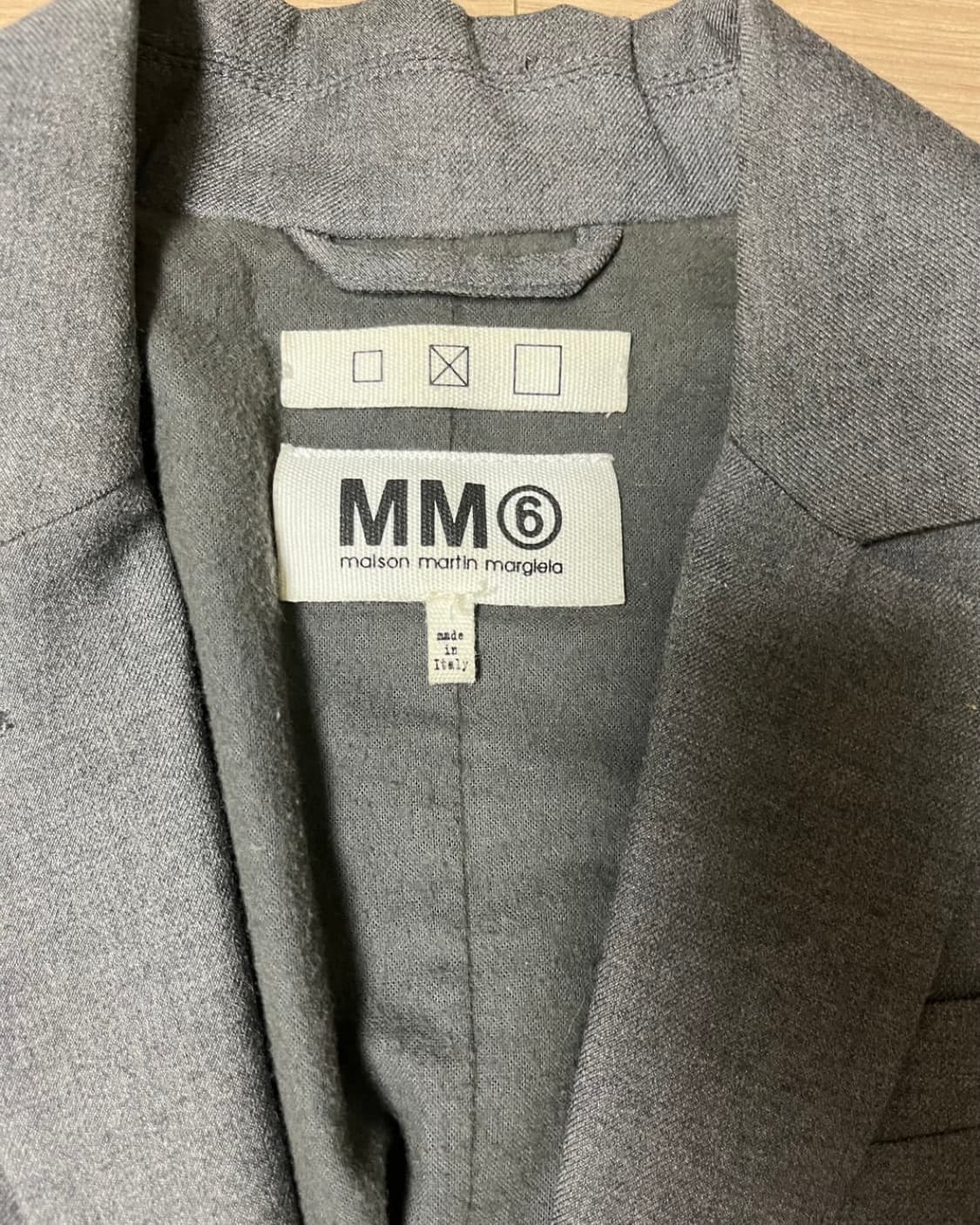 MM6 그레이 기본 자켓  상품이미지2