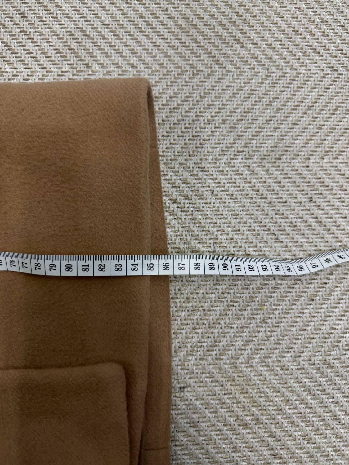 정품) 띠어리 캐시미어100 베이지코트 P 상품이미지9