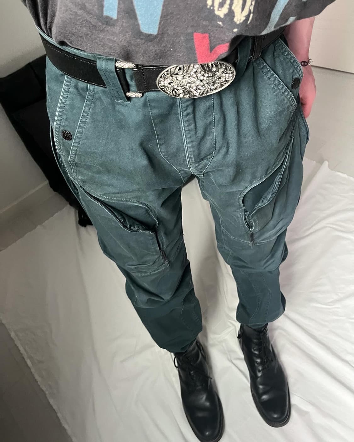 Katharine Hamnett London Cross Belt 상품이미지10