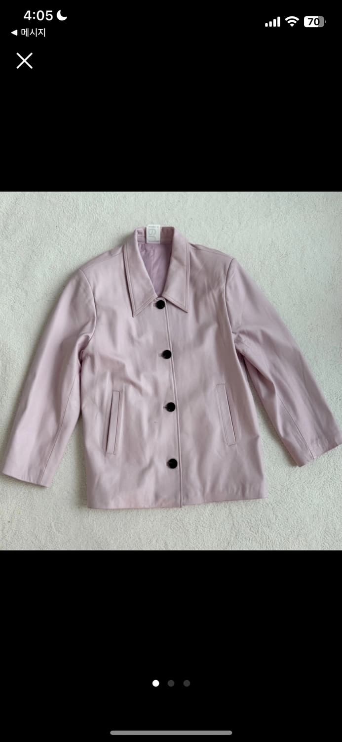 (60% 다운) Home of Hai 라벤더 가죽자켓 상품이미지4