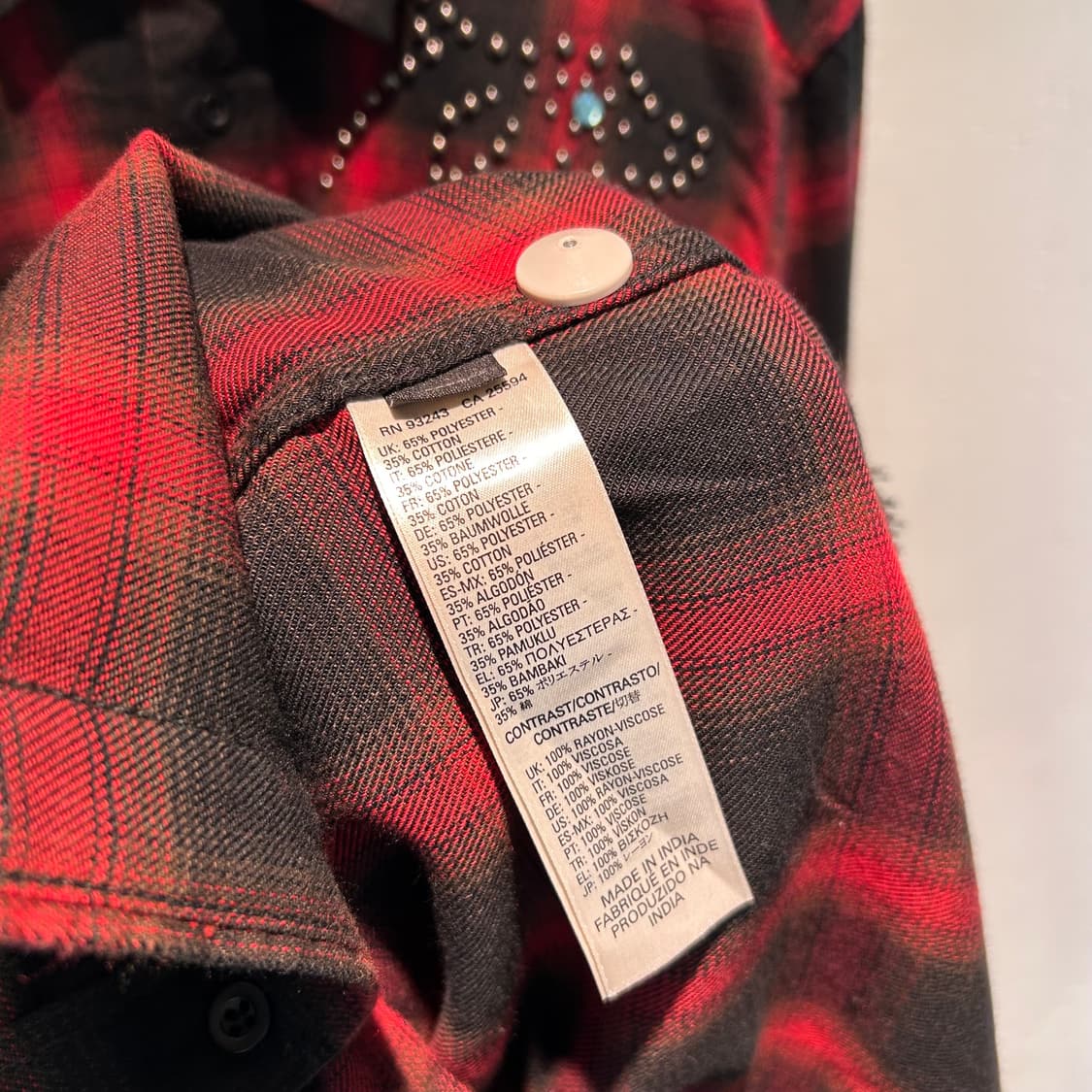 Diesel Cubic Red Check Shirts 상품이미지10