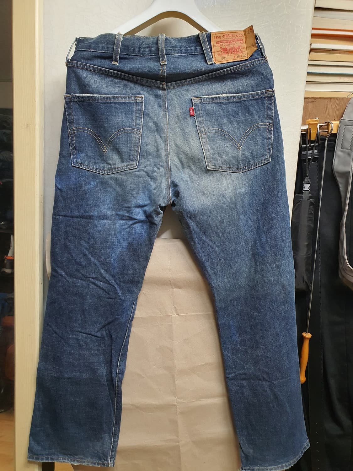 리바이스 501 빈티지 워싱 데님진 33 상품이미지3